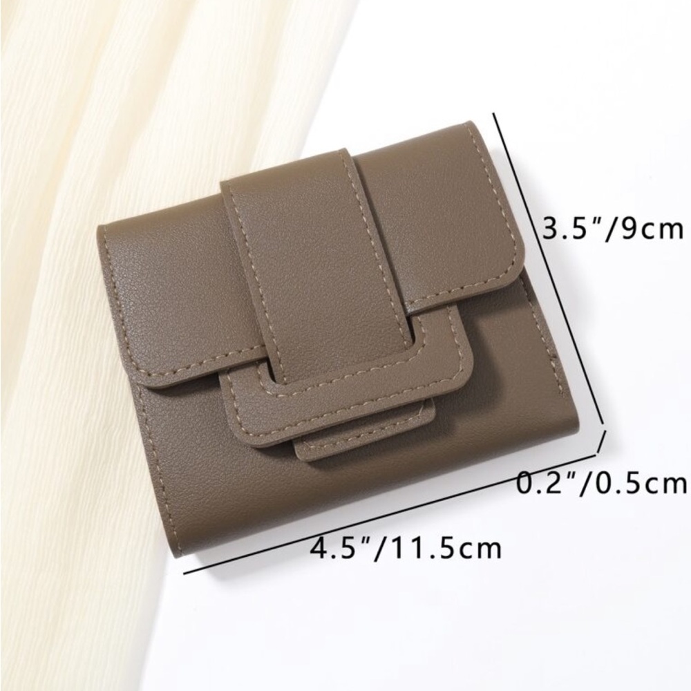 ⚠️Clearance Coffee Brown Tri Fold Wallet / Cardholder - Picture 4 of 4